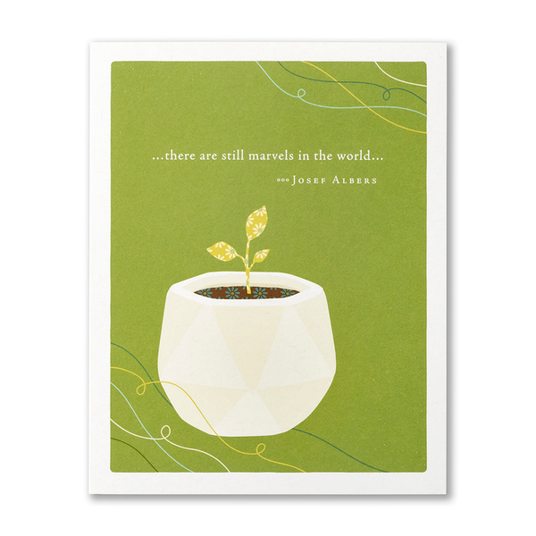 Marvels In The World Plant Baby Card Compendium Cards - Baby