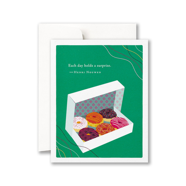 Each Day Holds A Surprise Donuts Birthday Card Compendium Cards - Birthday