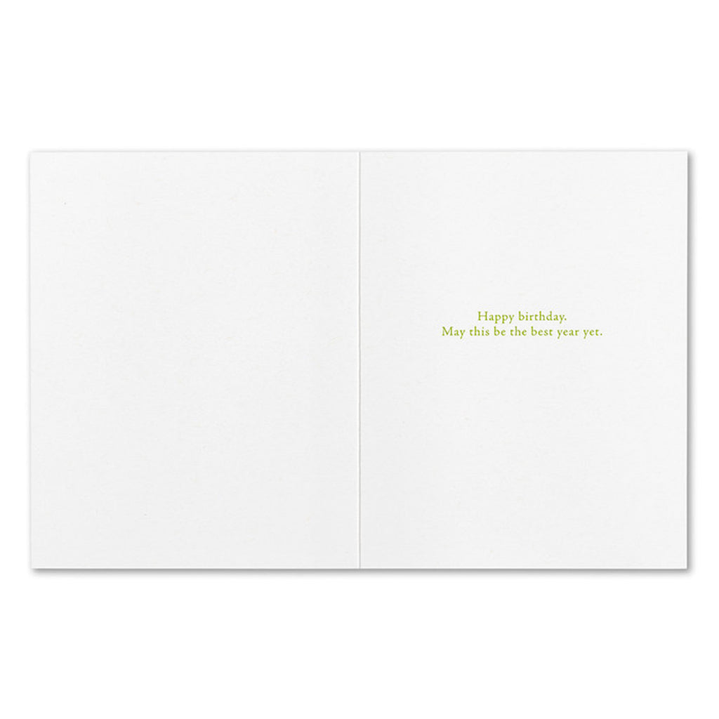 Perhaps This Very Instant Flower Birthday Card Compendium Cards - Birthday