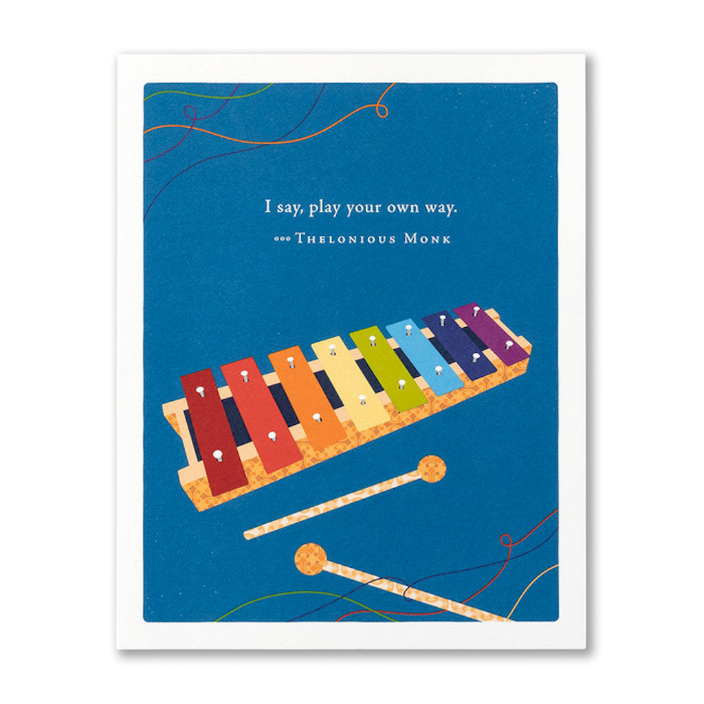 Play Your Own Way Xylophone Birthday Card Compendium Cards - Birthday