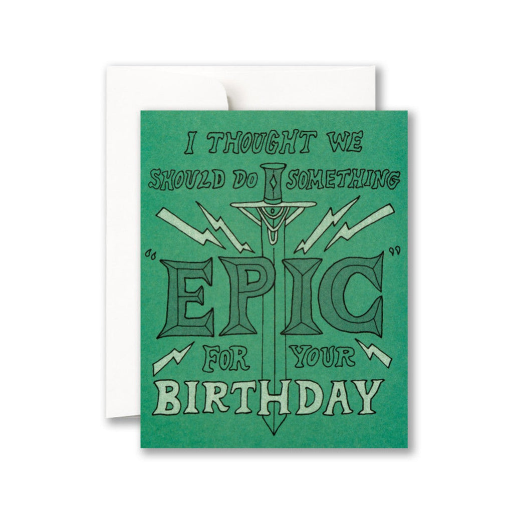 Something Epic Sword Birthday Card Compendium Cards - Birthday