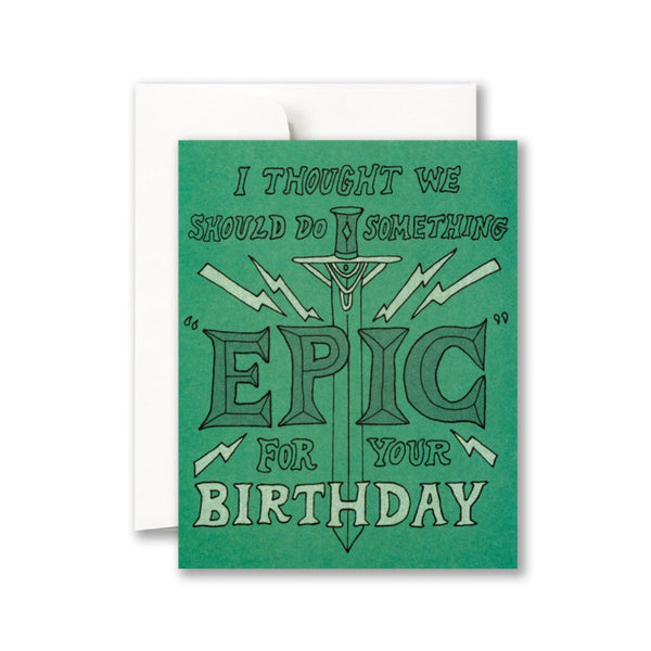 Something Epic Sword Birthday Card Compendium Cards - Birthday