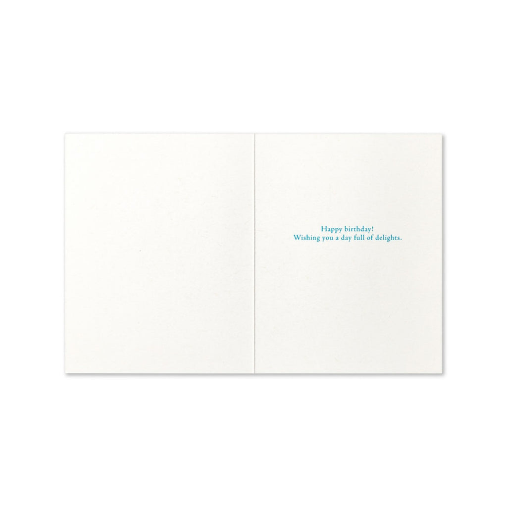 Taste The Joy Of Life Blueberries Birthday Card Compendium Cards - Birthday