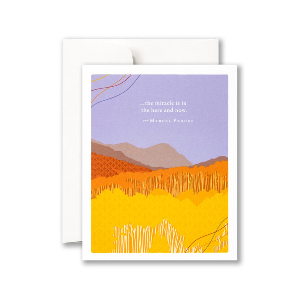 The Miracle In In The Here And Now Birthday Card Compendium Cards - Birthday
