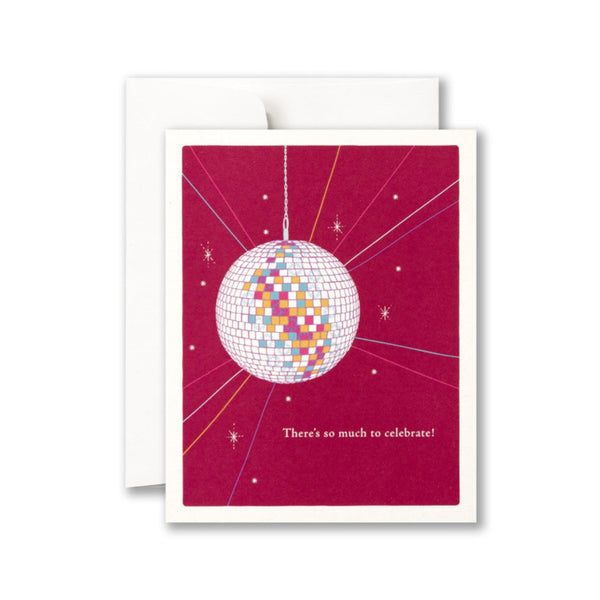 There's So Much To Celebrate Disco Ball Birthday Card Compendium Cards - Birthday