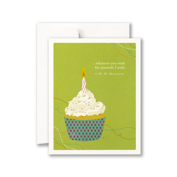 Whatever You Wish Cupcake Birthday Card Compendium Cards - Birthday