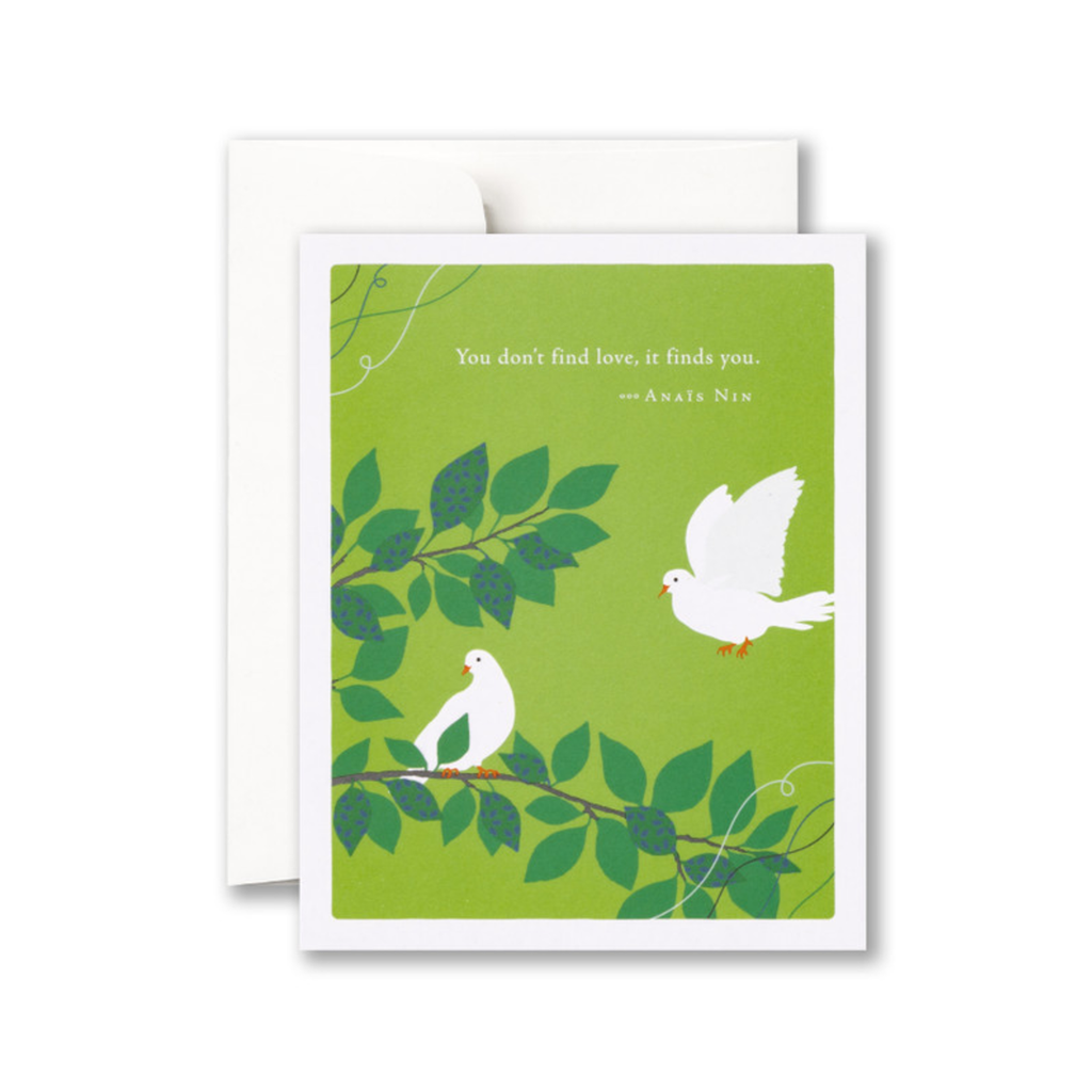 You Don't Find Love Birds Wedding Card Compendium Cards - Love - Wedding