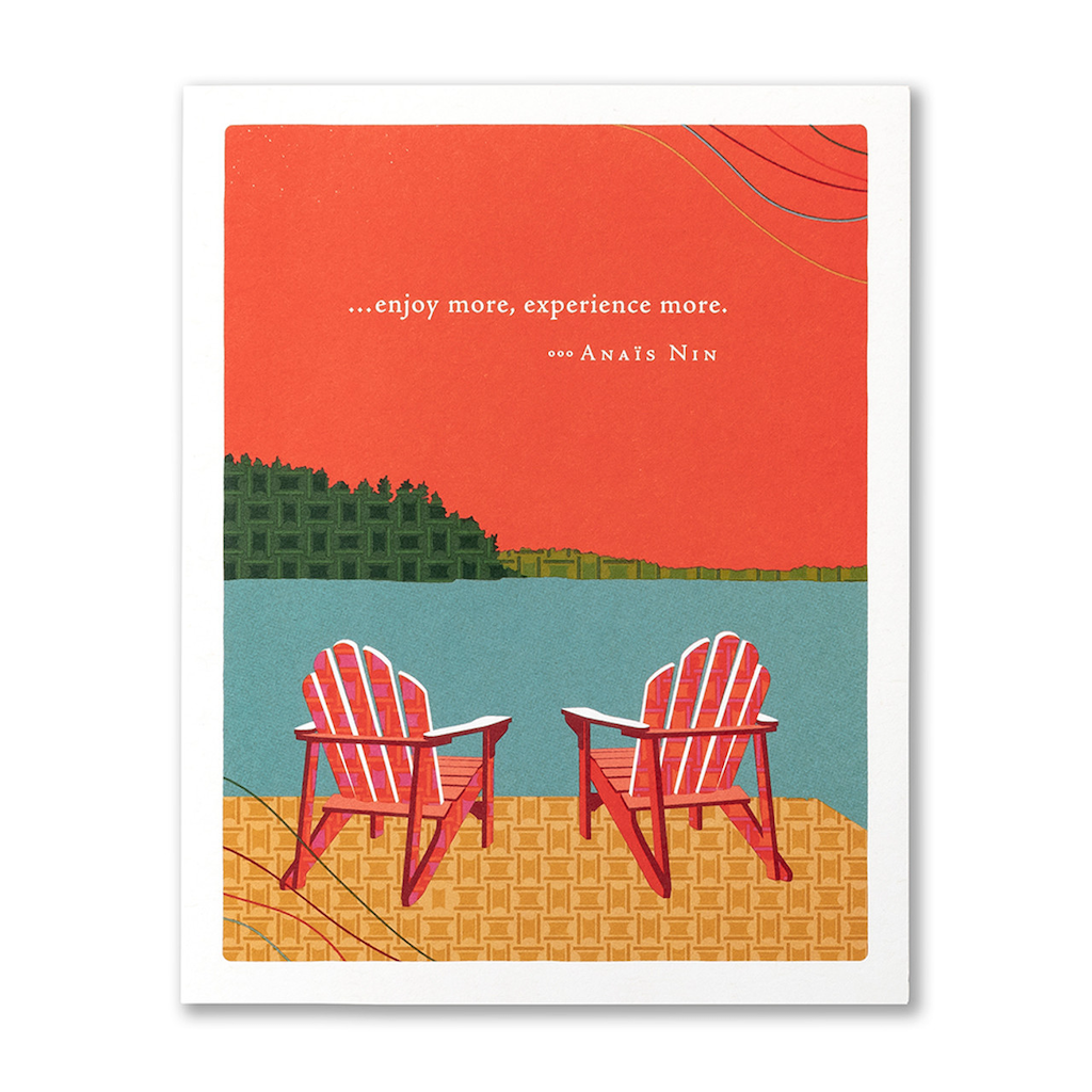 Enjoy More Experience More Retirement Card – Urban General Store
