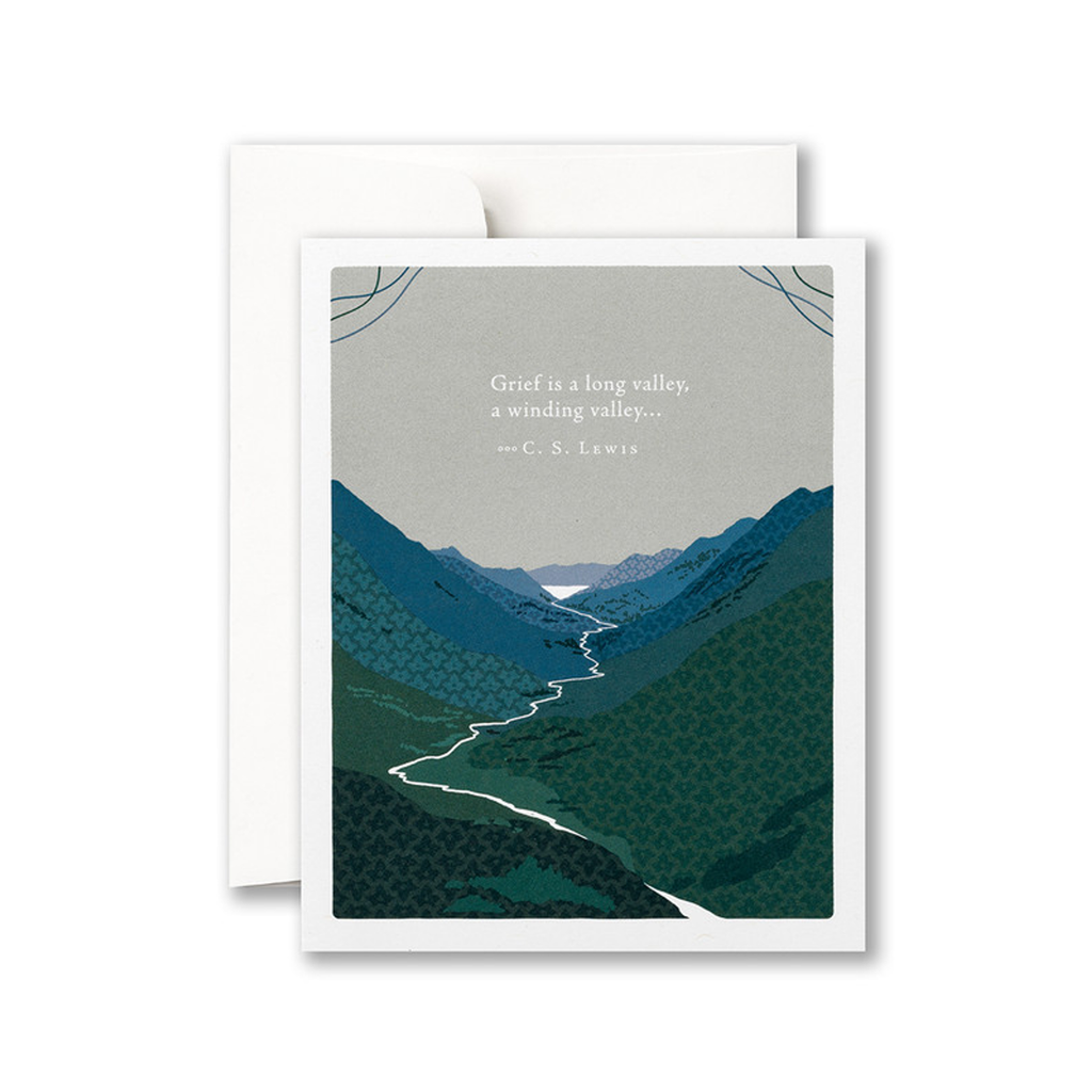 Grief Is A Long Valley Sympathy Card Compendium Cards - Sympathy