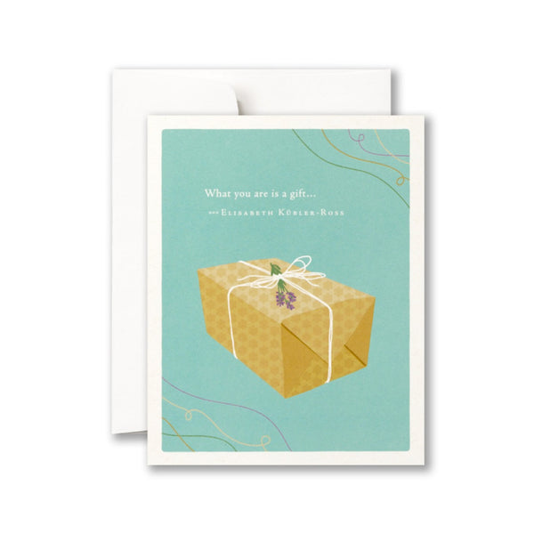 What You Are Is A Gift Thank You Card Compendium Cards - Thank You