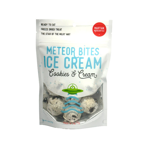 Meteor Bites Freeze Dried Candy Ice Cream - Cookies & Cream Copernicus Candy, Chocolate & Gum