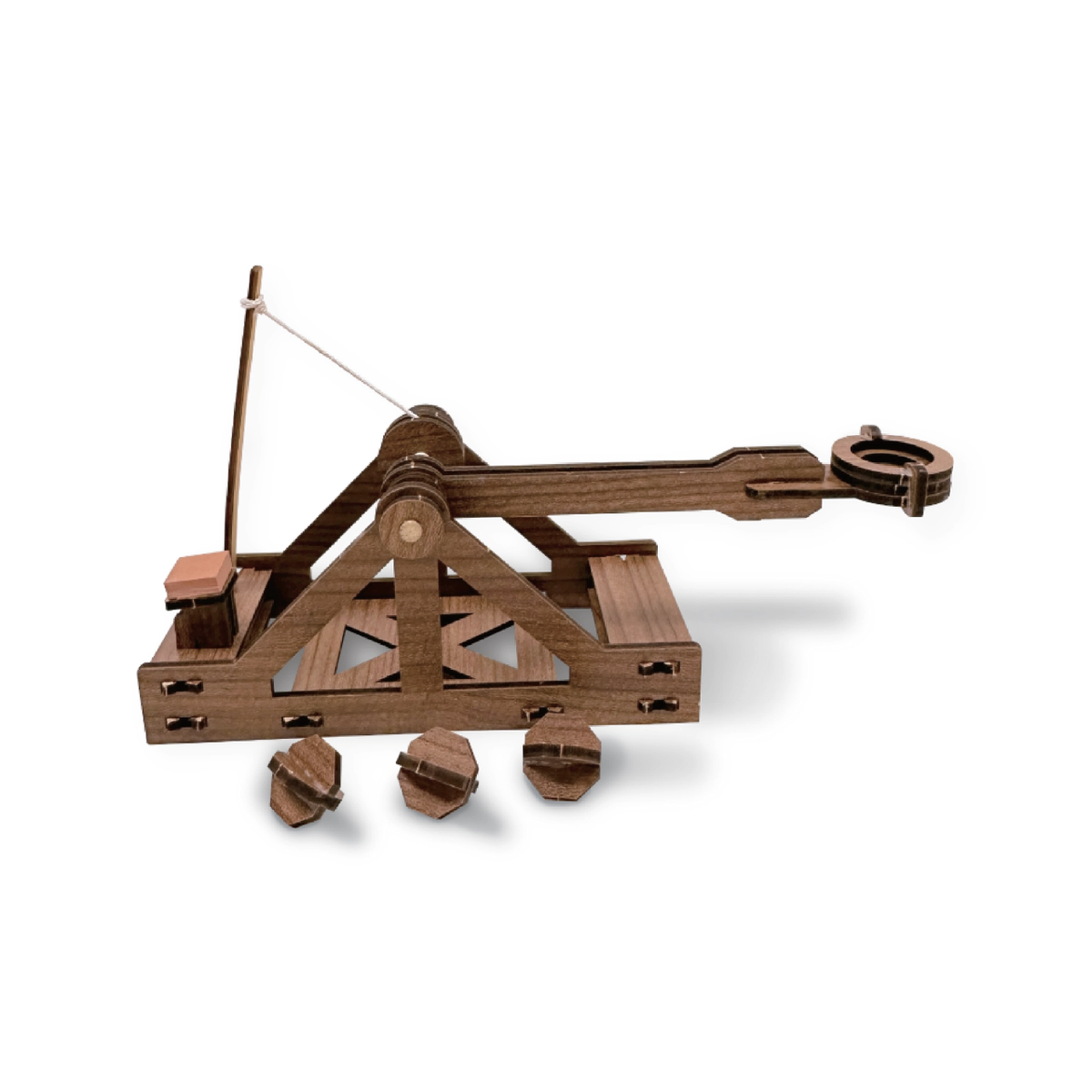 CATAPULT カタパルト FIKA 12 Wooden Engineering Model Building Mini Catapult Kit – Urban