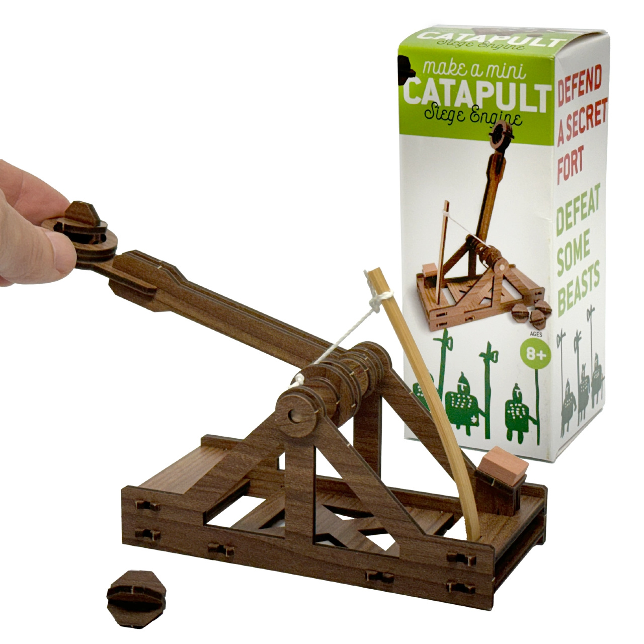 Wooden Engineering Model Building Mini Catapult Kit – Urban General Store