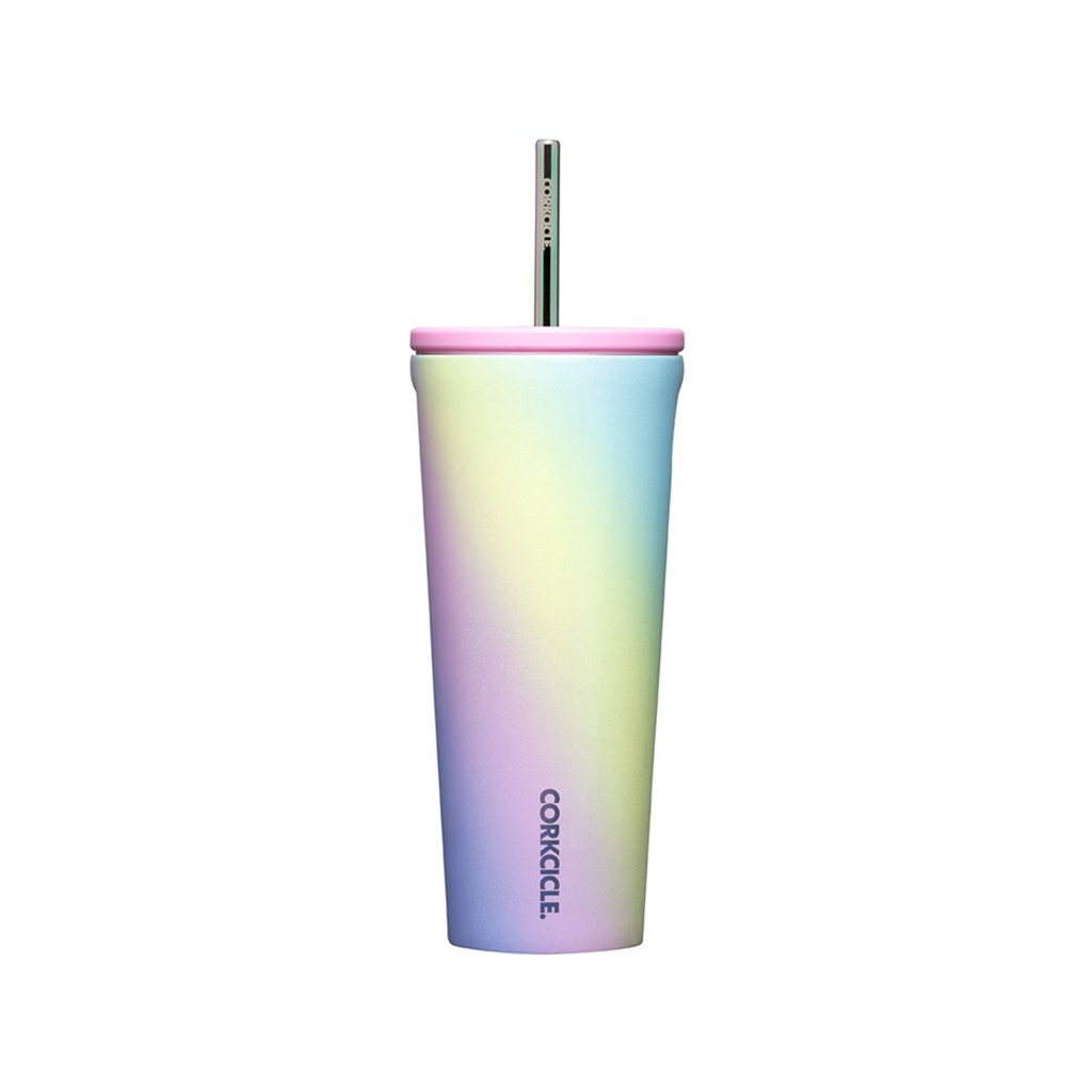 RAINBOW UNICORN Corkcicle Cold Cup Insulated Tumbler With Straw - 24oz Corkcicle Home - Mugs & Glasses - Reusable