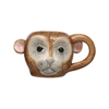 Monkey Animal Head Mug Creative Co Op Home - Mugs & Glasses