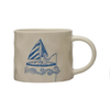 Wax Relief Illustration Mugs With Secret Image on Bottom Creative Co Op Home - Mugs & Glasses