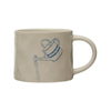 Wax Relief Illustration Mugs With Secret Image on Bottom Creative Co Op Home - Mugs & Glasses