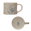 Wax Relief Illustration Mugs With Secret Image on Bottom Creative Co Op Home - Mugs & Glasses