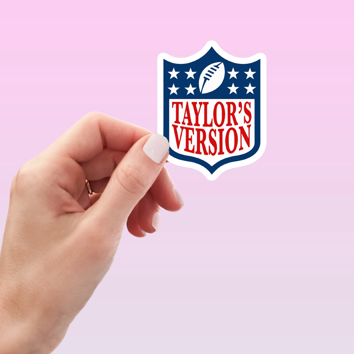 Her Version NFL Logo Sticker Urban General Store Her version nfl logo sticker urban general store