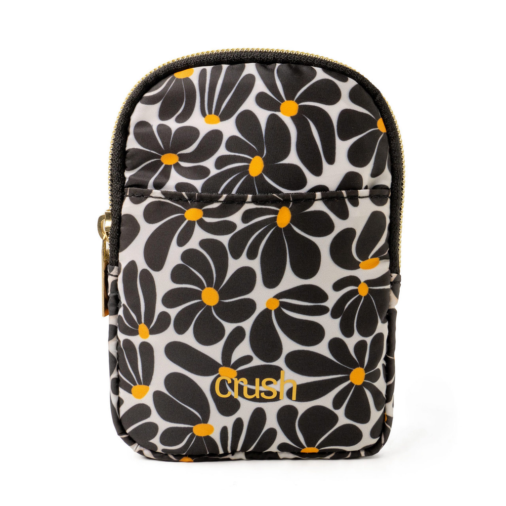 Flowers Please Hold Water Bottle Pouch Crush Apparel & Accessories - Bags - Pouches & Cases