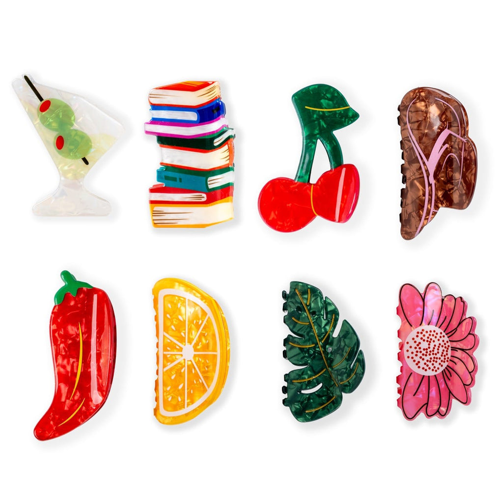 DMM CLIP CLAW WILD CARD ASSORTED Crush Apparel & Accessories - Hair Accessories - Hair Claws & Clips