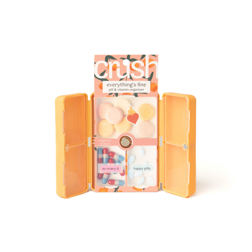 Crush Everything's Fine Pill & Vitamin Case Crush Home - Bath & Body - Pill Cases