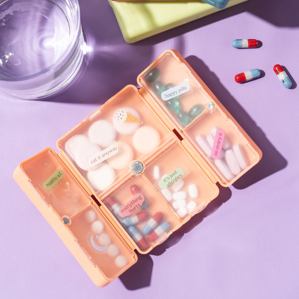 Crush Everything's Fine Pill & Vitamin Case Crush Home - Bath & Body - Pill Cases