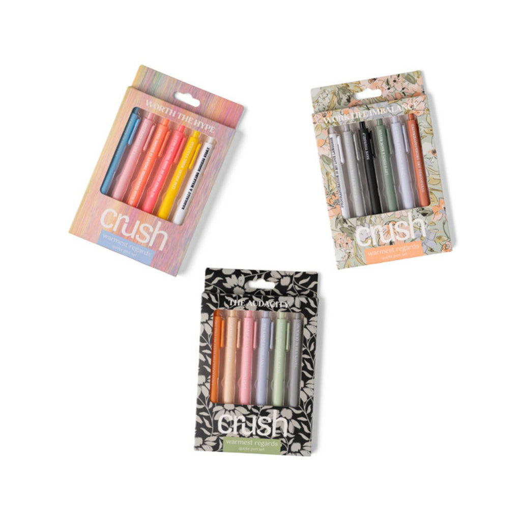 Warmest Regards Quote Pen Sets Crush Home - Office & School Supplies - Pencils, Pens & Markers