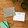 Andersonville and Lincoln Square Map Postcard Daisy Mae Designs Cards - Post Card