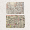 Andersonville and Lincoln Square Map Postcard Daisy Mae Designs Cards - Post Card