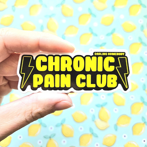 Chronic Pain Club Sticker Darling Homebody Impulse - Decorative Stickers