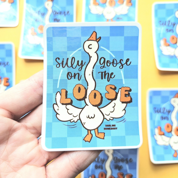 Silly Goose On The Loose Sticker Darling Homebody Impulse - Decorative Stickers