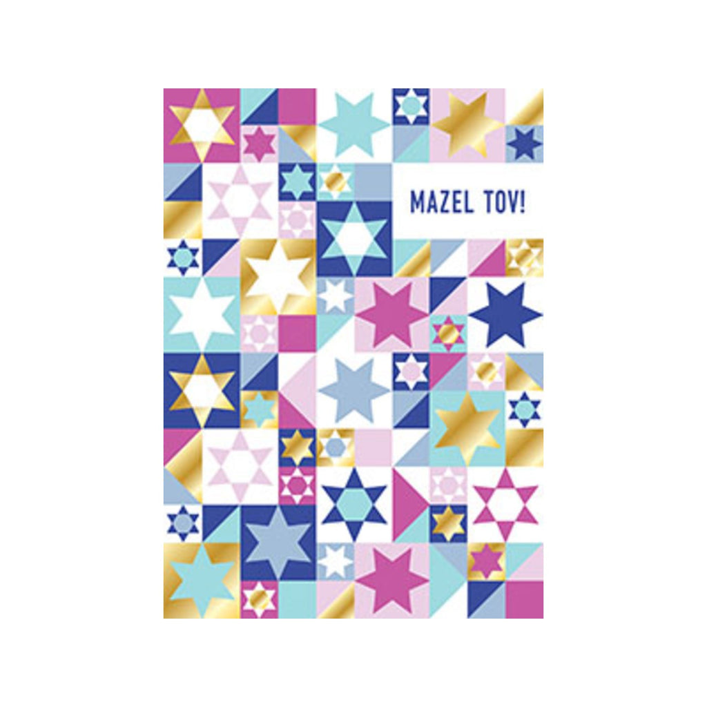Quilted Bat Mitzvah Card Design Design Cards - Bar & Bat Mitzvah