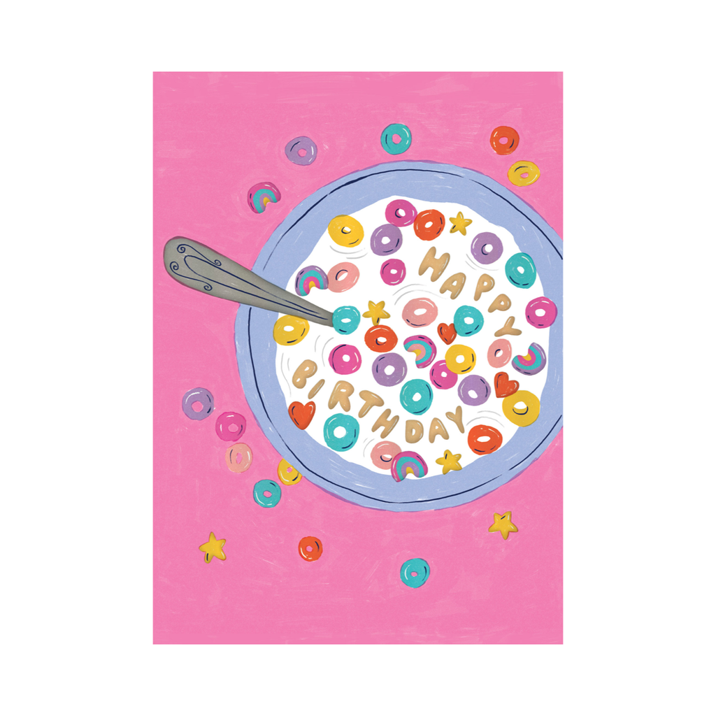 Cereal-ously Sweet Birthday Card Design Design Cards - Birthday