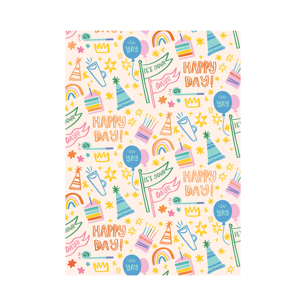 Happy Day Doodles Birthday Card Design Design Cards - Birthday