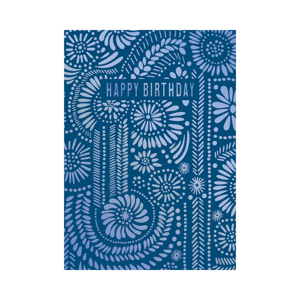 Indigo Wishes Birthday Card Design Design Cards - Birthday