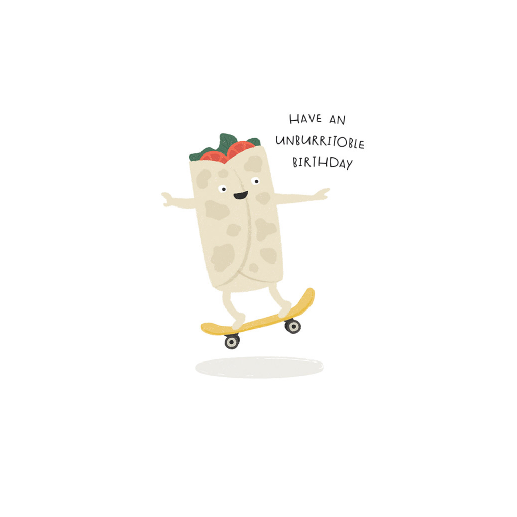 Unburritoble Birthday Birthday Card Design Design Cards - Birthday