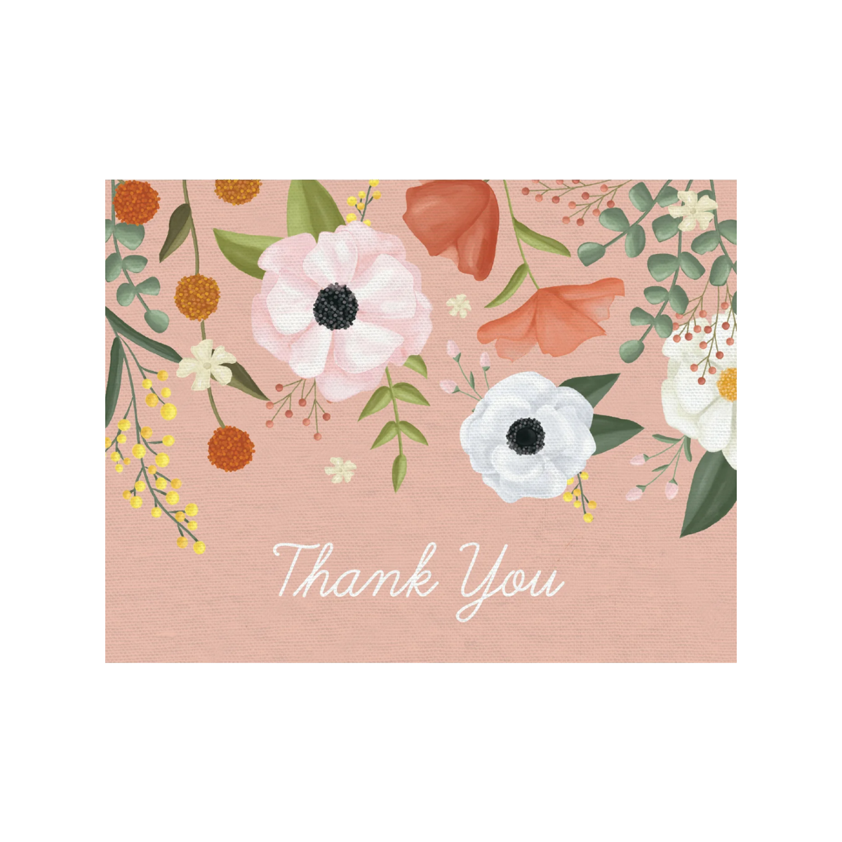 Wild Garden Thank You Cards Boxed Set of 12 Urban General Store