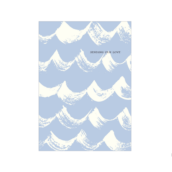 DES CARD SYMPATHY WAVES Design Design Cards - Sympathy