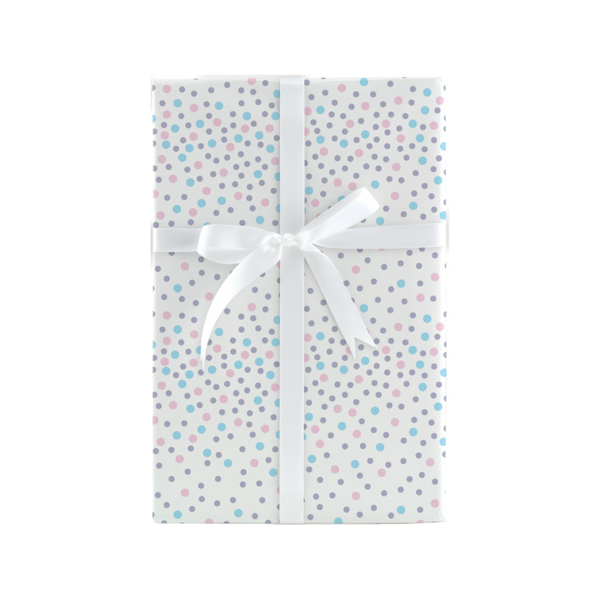 Baby Confetti Dots Gift Wrap Roll Design Design Gift Wrap & Packaging