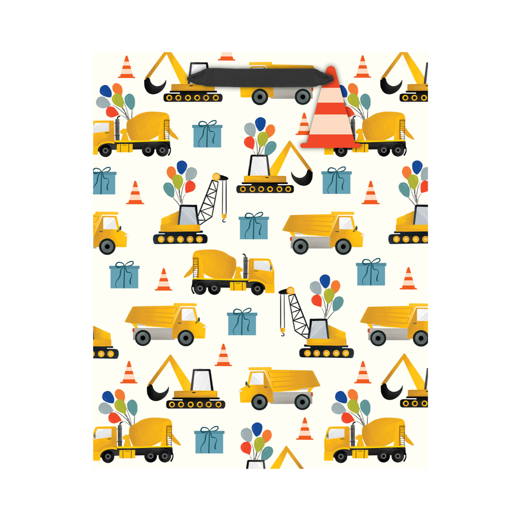 Construction Celebration Large Gift Bag Design Design Gift Wrap & Packaging - Gift Bags