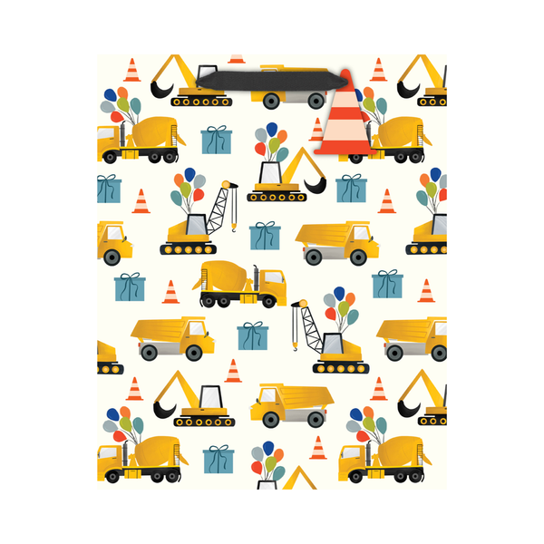 Construction Celebration Large Gift Bag Design Design Gift Wrap & Packaging - Gift Bags