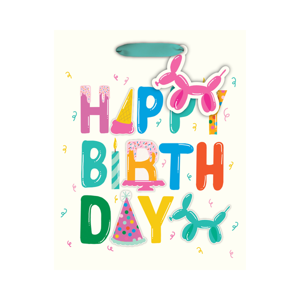 Party Ballon Animal Medium Gift Bag Design Design Gift Wrap & Packaging - Gift Bags