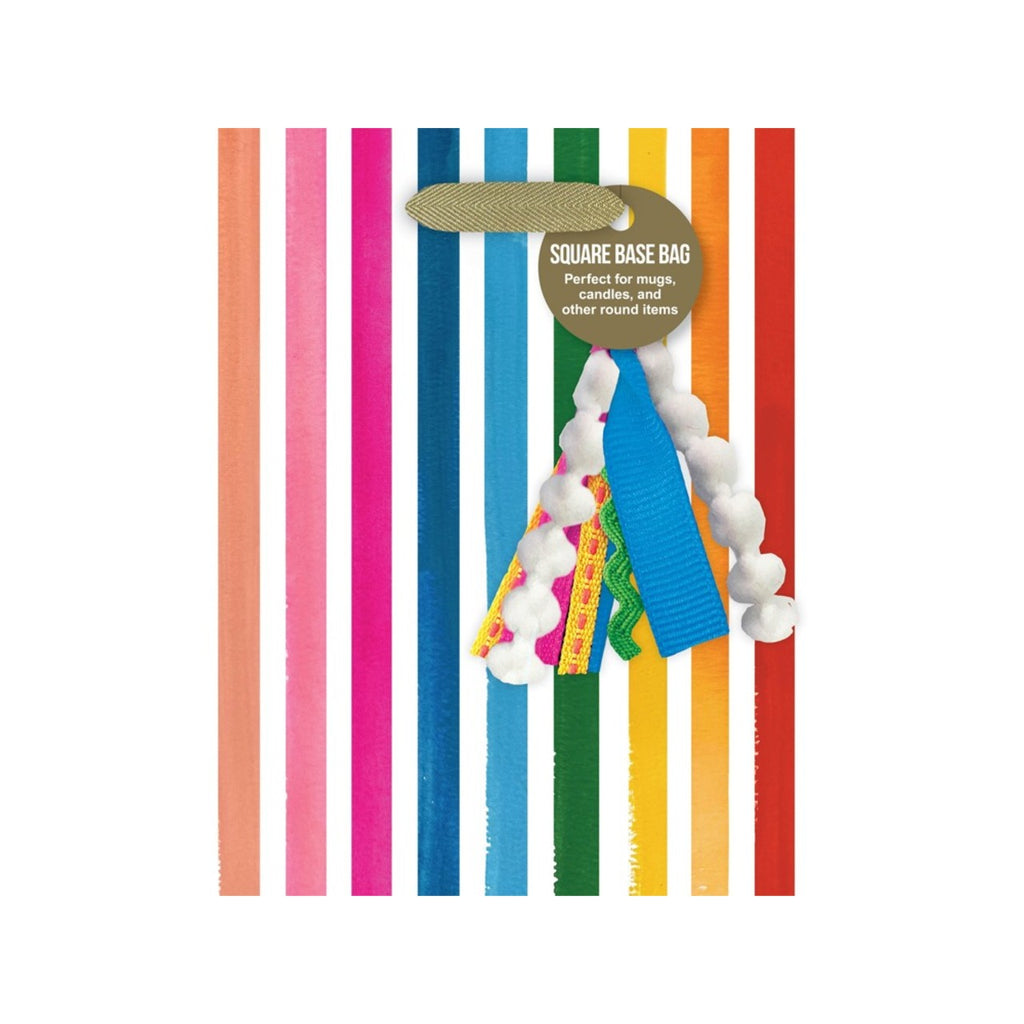 SM Square Party Lines Gift Bags Design Design Gift Wrap & Packaging - Gift Bags