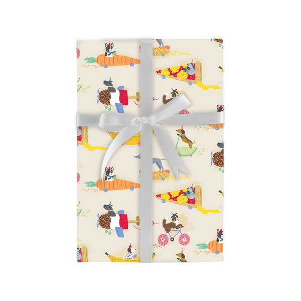 Pawty Pups Gift Wrap Roll Design Design Gift Wrap & Packaging