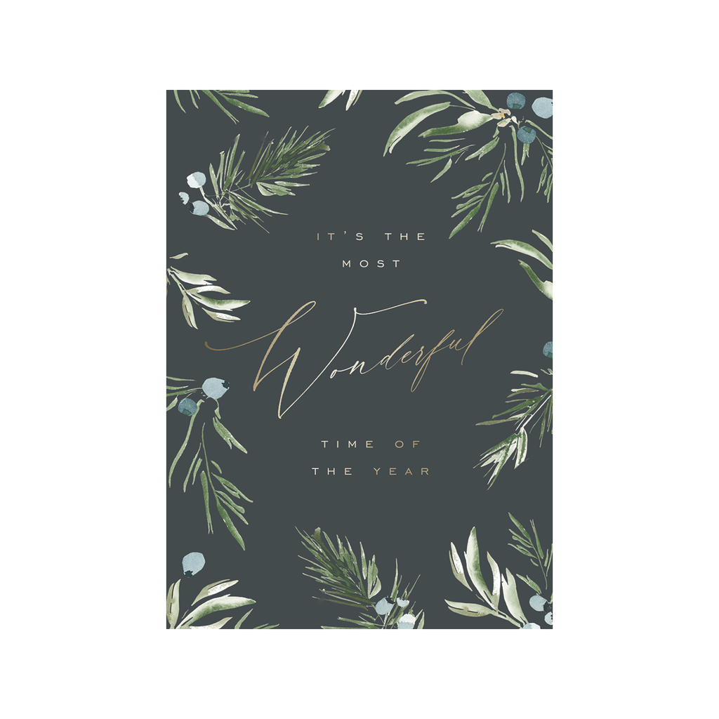 December Meadow Christmas Card - Boxed Set Design Design Holiday Cards - Boxed Cards - Holiday - Christmas