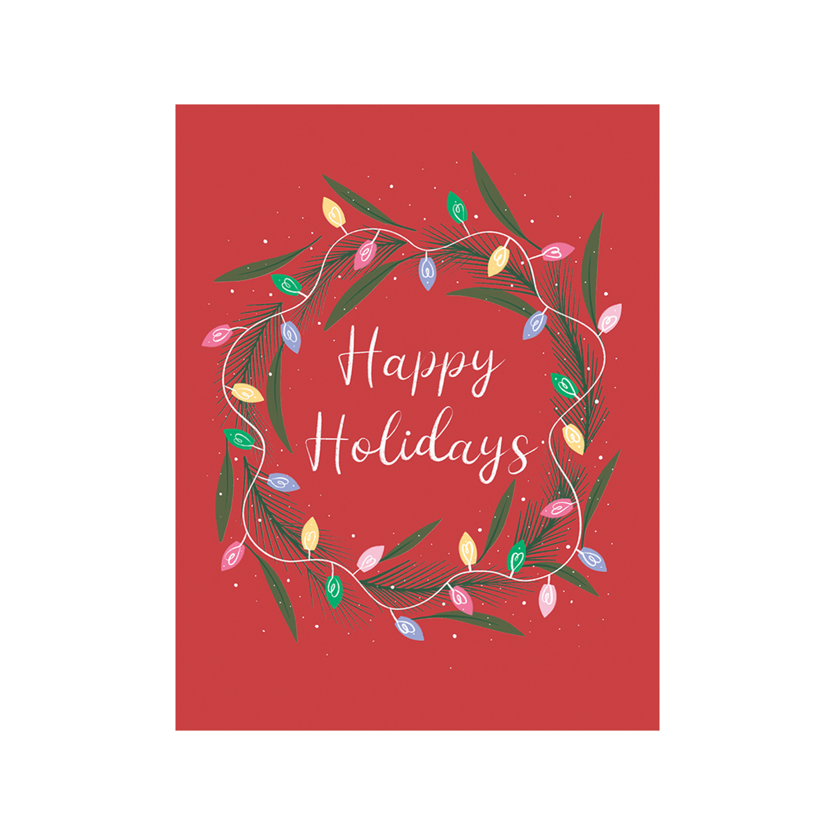 String Light Wreath Christmas Card - Boxed Set – Urban General Store