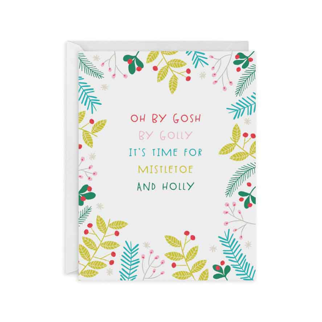 By Gosh By Golly Christmas Greeting Card Design Design Holiday Cards - Holiday - Christmas