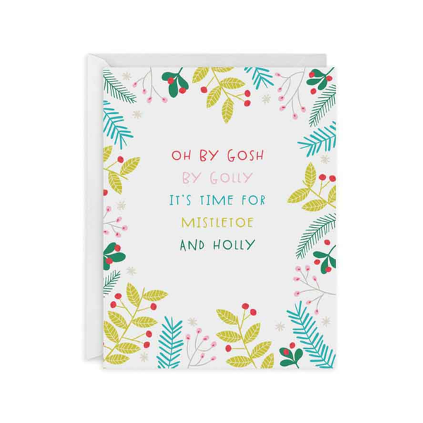 By Gosh By Golly Christmas Greeting Card Design Design Holiday Cards - Holiday - Christmas