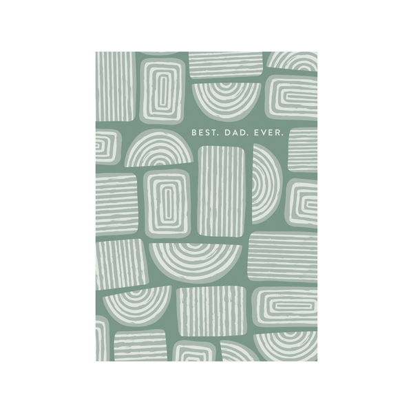 Organic Geo Pattern Father's Day Card Design Design Holiday Cards - Holiday - Father's Day